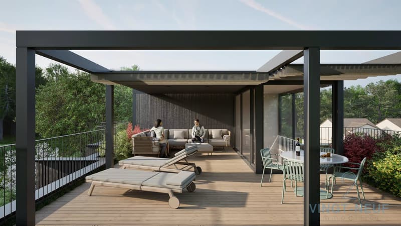 Townhouse contemporaine à Vessy (4)