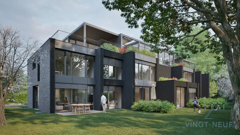 Townhouse contemporaine à Vessy (2)