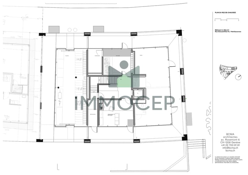Plan du rez-de-chaussée