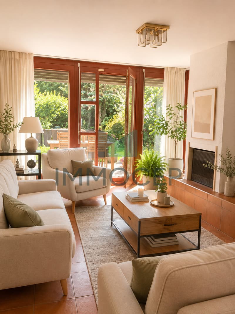 Charmante maison jumelée avec beau jardin et chambres spacieuses (7)