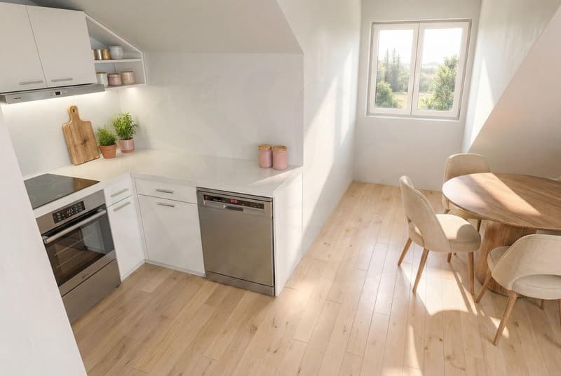 Appartement 4P au 2ème étage dans la promotion 11, route des Jurêts à Choulex (5)