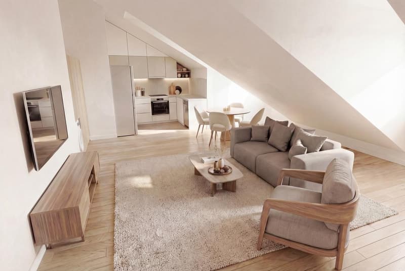 Appartement 4P au 2ème étage dans la promotion 11, route des Jurêts à Choulex (4)