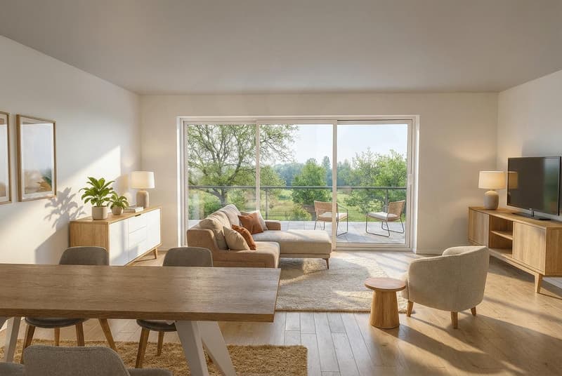 Appartement 5P au 1er étage, 11, route des Jurêts à Choulex (4)