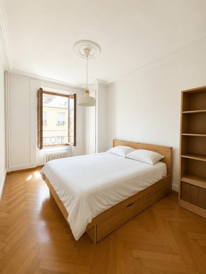 Appartement de caractère avec balcon au coeur de Genève (14)