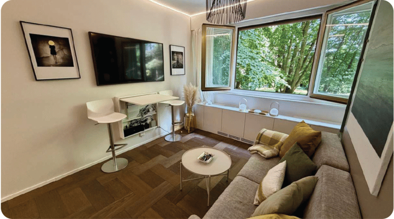 Bel studio meublé dans la résidence Cologny Parc (4)
