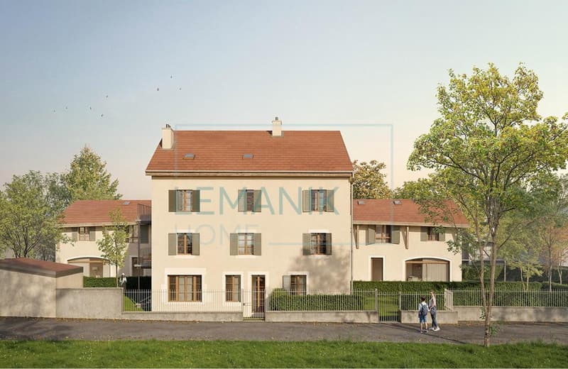 En Construction : Duplex de 5 pièces avec jardin à Troinex ; Promotion : CLOS DES HAIES (1)