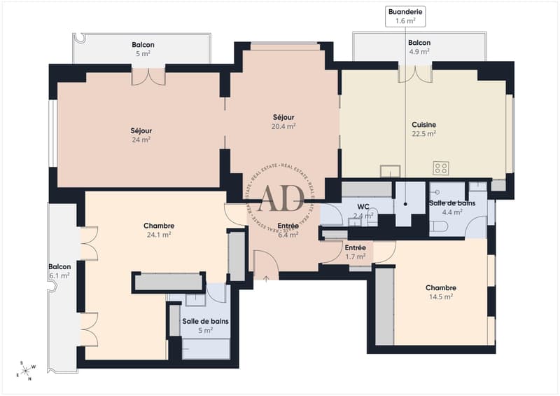 Magnifique appartement en étage élevé (3)