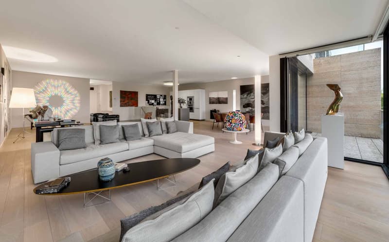 Coup de cur: sublime duplex contemporain avec jardins, vue sur les champs et le lac (1)
