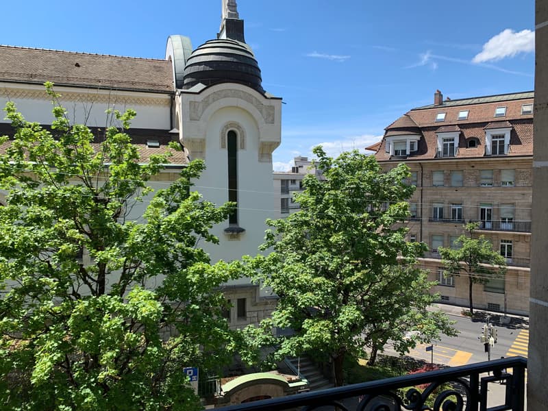 A louer pour une durée déterminée de deux ans. Très bel appartement avec beaucoup de cachet, idéalement situé (8)