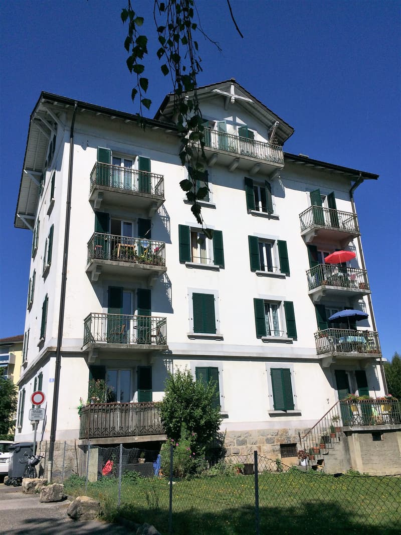 Charmant appartement de 3 pièces avec balcon et accès au jardin. (7)