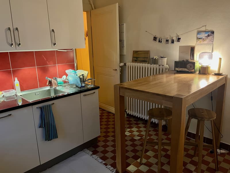 Charmant appartement de 3 pièces avec balcon et accès au jardin. (4)