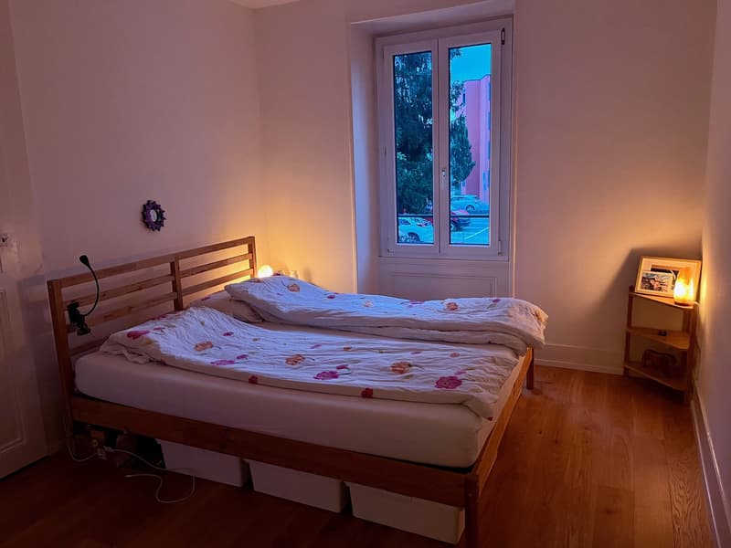 Charmant appartement de 3 pièces avec balcon et accès au jardin. (5)