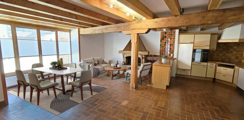 Appartement de 3.5 pièces en duplex au coeur de Moiry (2)