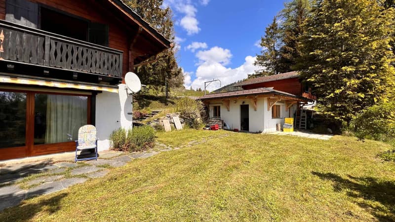 JOLI CHALET DE 5 PIECES AVEC UNE DEPENDANCE ET 2 GARAGES FERMES (11)