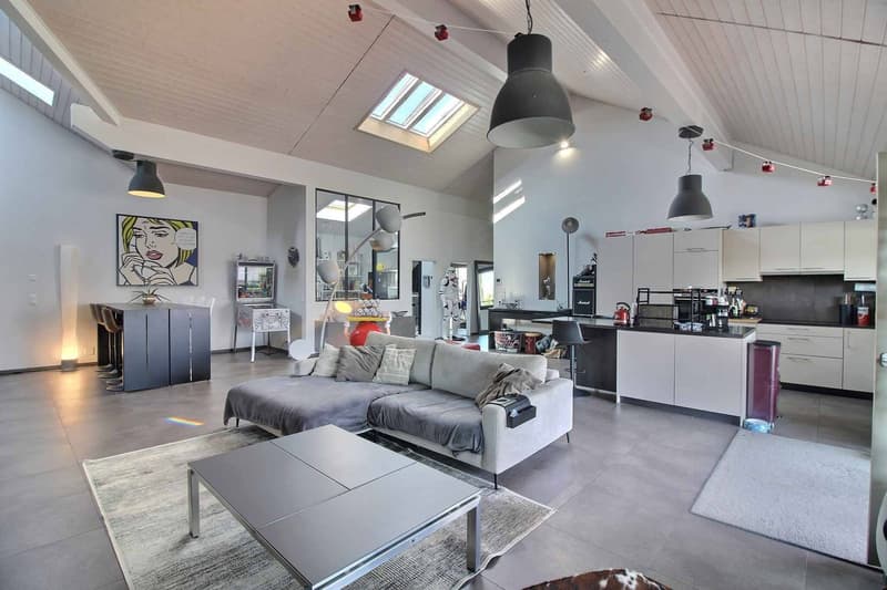 Appartement d'exception de 6,5 pièces ( style Loft ) - Volumes et matériaux nobles (3)