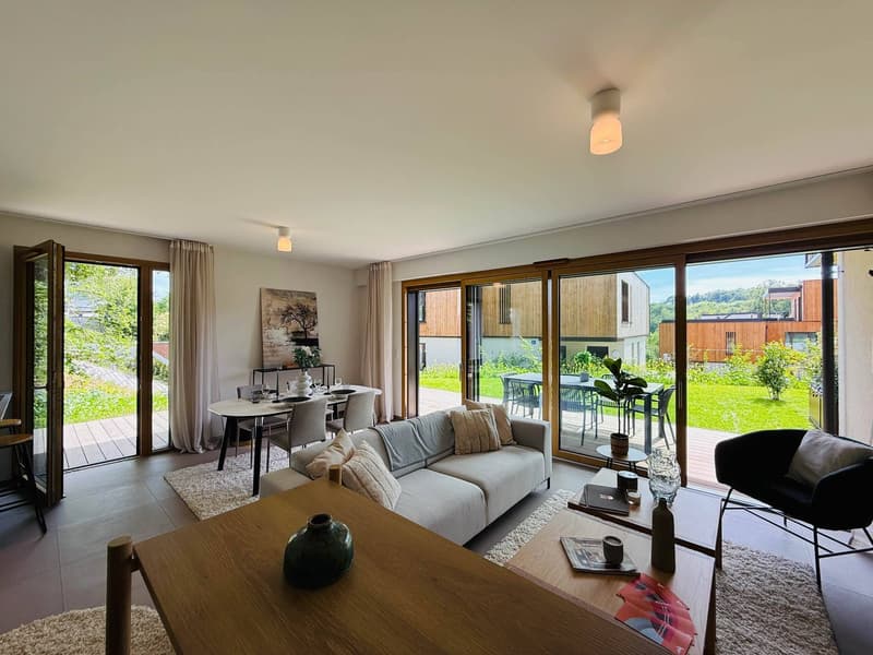 Maison de ville dans un parc arboré et privé (1)