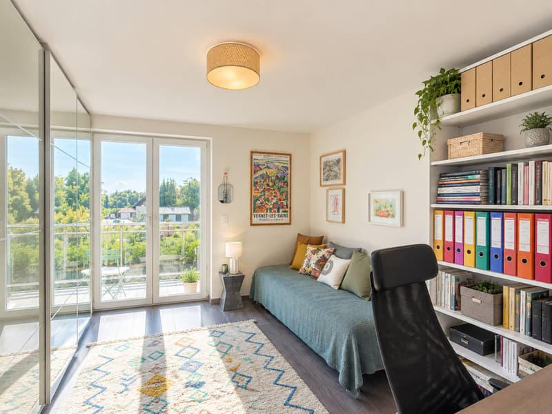 Lausanne : Appartement de 4.5 pièces verdoyant et au calme - (8)