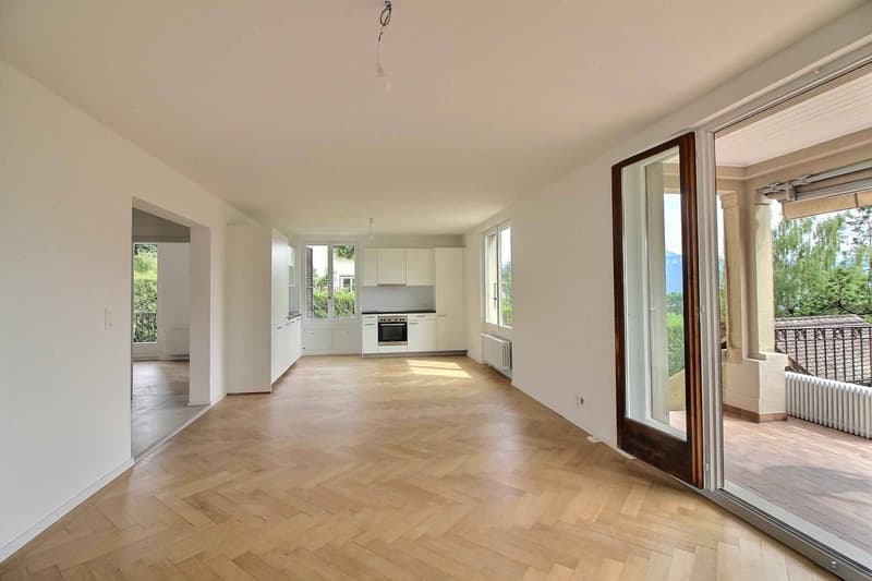 Magnifique appartement avec terrasse, grand jardin privatif et vue sur le lac Lausanne (2)