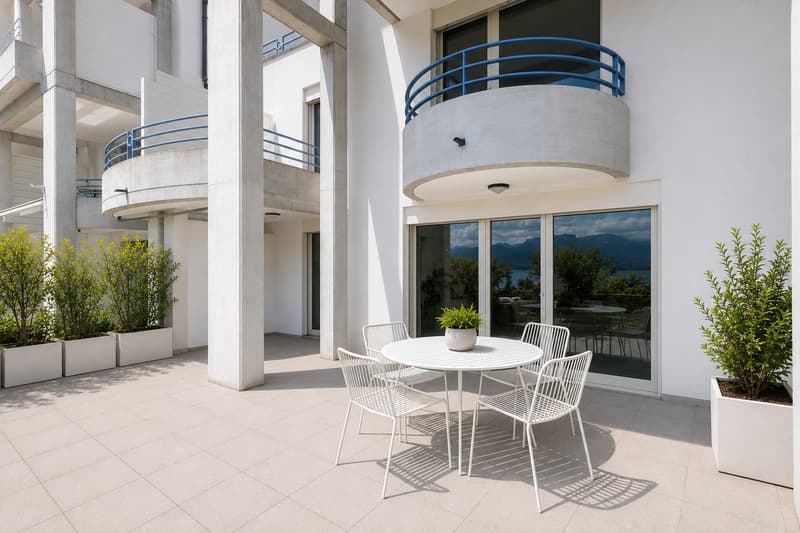 Duplex en rez-de-jardin avec vue lac (3)