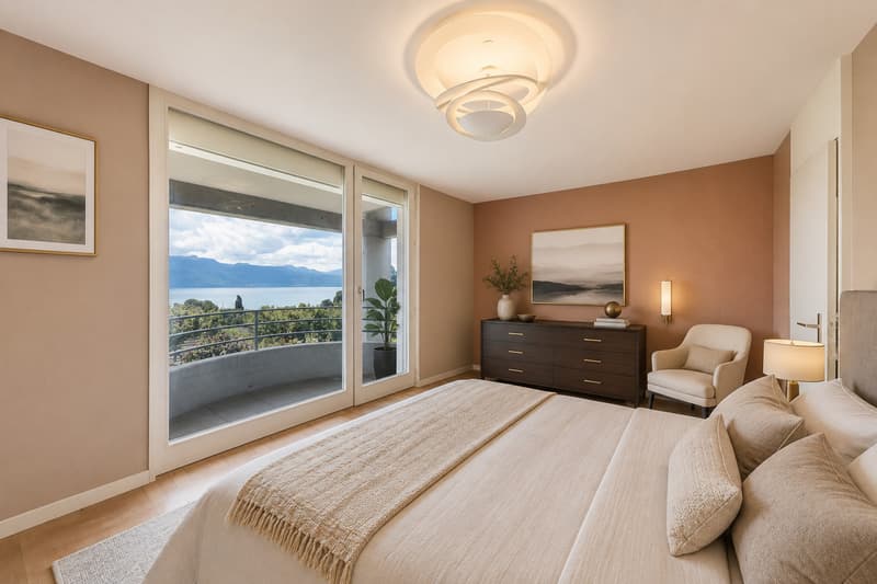 Duplex en rez-de-jardin avec vue lac (7)
