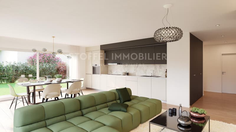 Appartement de 4 pièces avec jardin (2)