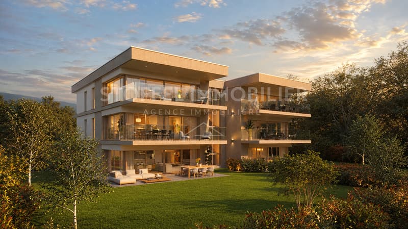 Appartement neuf de 4 pièces avec deux balcons (2)