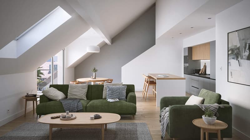 Nouvelle promotion "Harmonia" à Romanel-sur-Lausanne - Appartements de 3.5 pièces dans les combles neufs à vendre (13)
