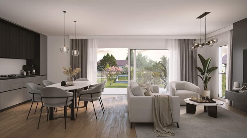 Nouvelle promotion "Harmonia" à Romanel-sur-Lausanne - Appartements de 3.5 pièces dans les combles neufs à vendre (12)