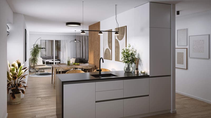 Nouvelle promotion "Harmonia" à Romanel-sur-Lausanne - Appartements de 3.5 pièces dans les combles en duplex neufs à vendre dès CHF 1'080'000.- (7)