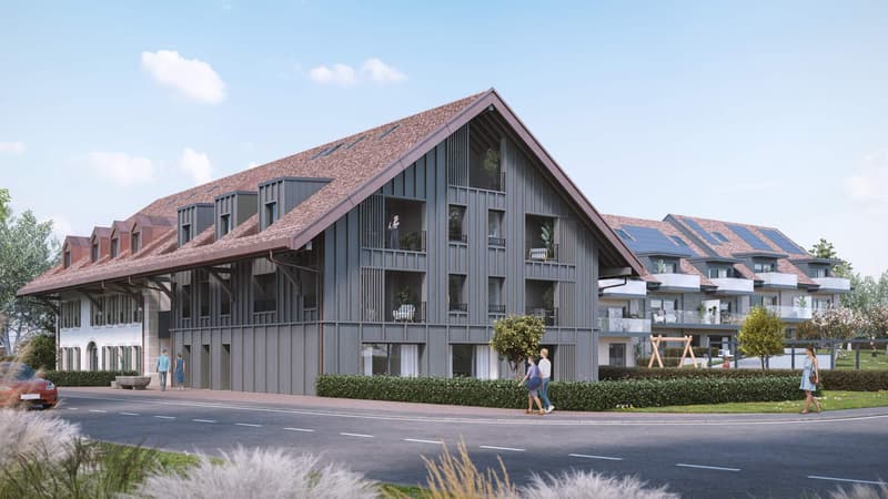 Nouvelle promotion "Harmonia" à Romanel-sur-Lausanne - Appartements de 3.5 pièces dans les combles en duplex neufs à vendre dès CHF 1'080'000.- (6)