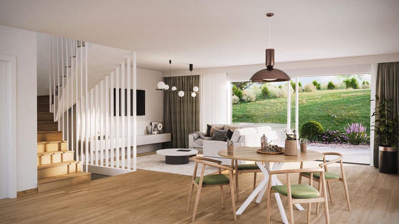 "Aurora" Villa A - Magnifiques villas mitoyennes de 6 pièces avec jardin (4)