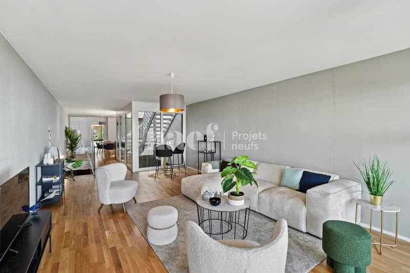 Duplex de 5.5 pièces avec vue sur lac - Lot C 001 (3)