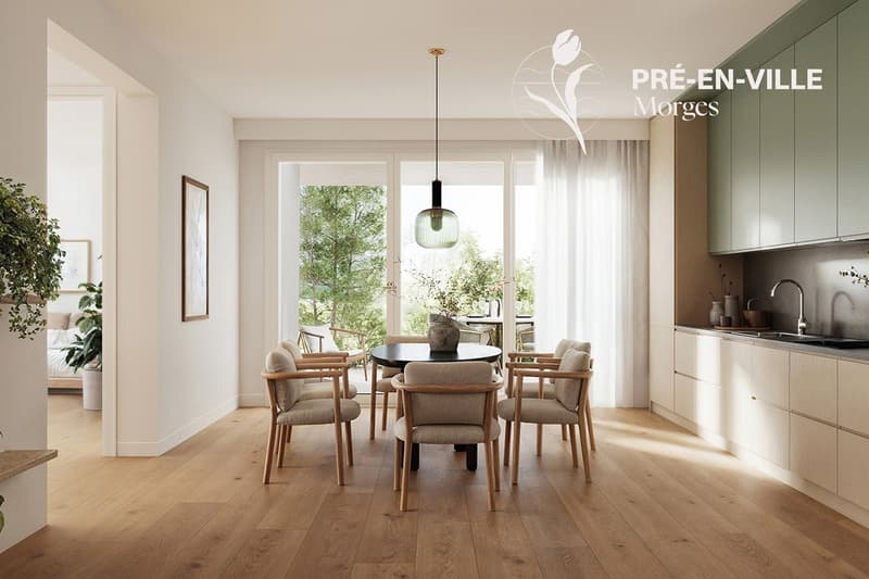 Pré-en-Ville - B1 - Appartement neuf de 2.5 pièces au rez-de-chaussée (3)