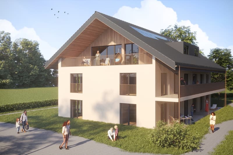 La Bergerie - Lot 16 - Appartement neuf de 4.5 pièces au 1er étage avec balcon (6)