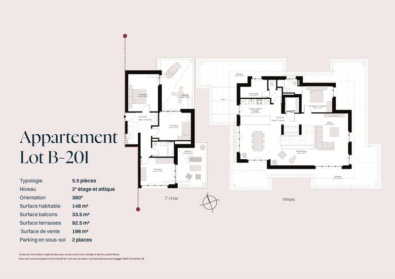 Dernier lot disponible - Exceptionnel attique en duplex neuf de 5.5 pièces (6)