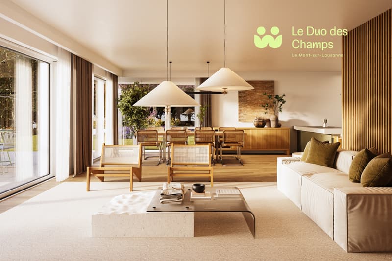 Le Duo des Champs - Spacieuse maison mitoyenne de 5.5 pièces lumineuse et fonctionnelle (2)