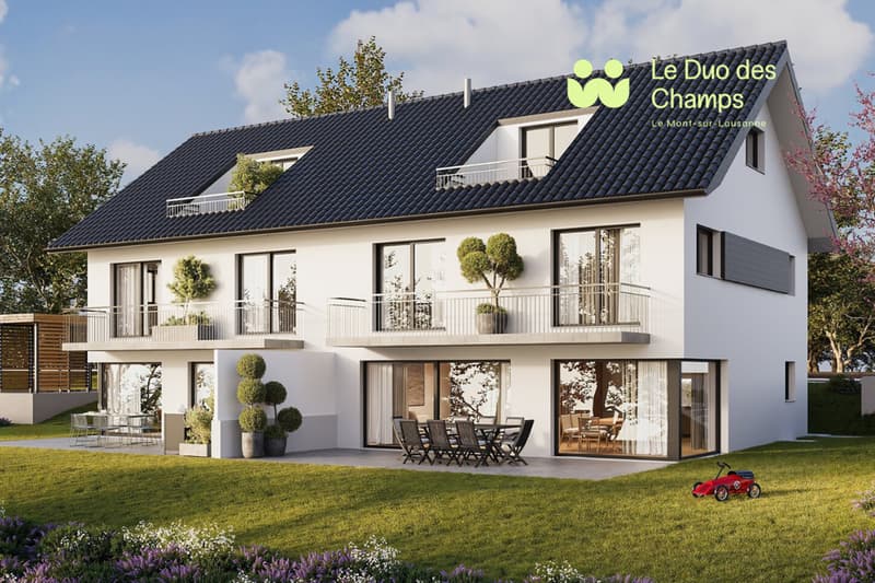 Le Duo des Champs - Spacieuse maison mitoyenne de 5.5 pièces lumineuse et fonctionnelle (3)