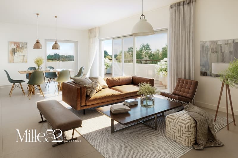 Mille52 - Lot B1-103 - Appartement de 2.5 pièces avec balcon au 1er étage (4)