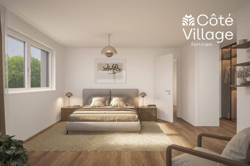 Côté village - Villa B1 - Villa mitoyenne neuve de 6.5 pièces (5)