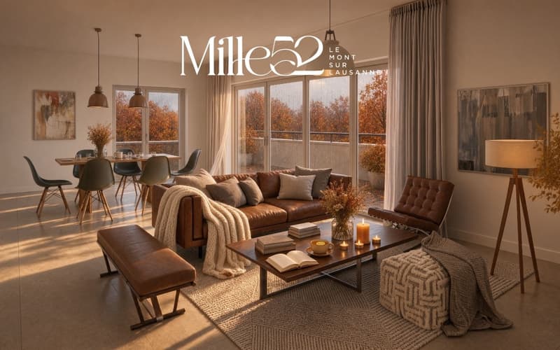 Mille52 - Lot C1-101 - Appartement de 3.5 pièces au 1er étage avec balcon (3)