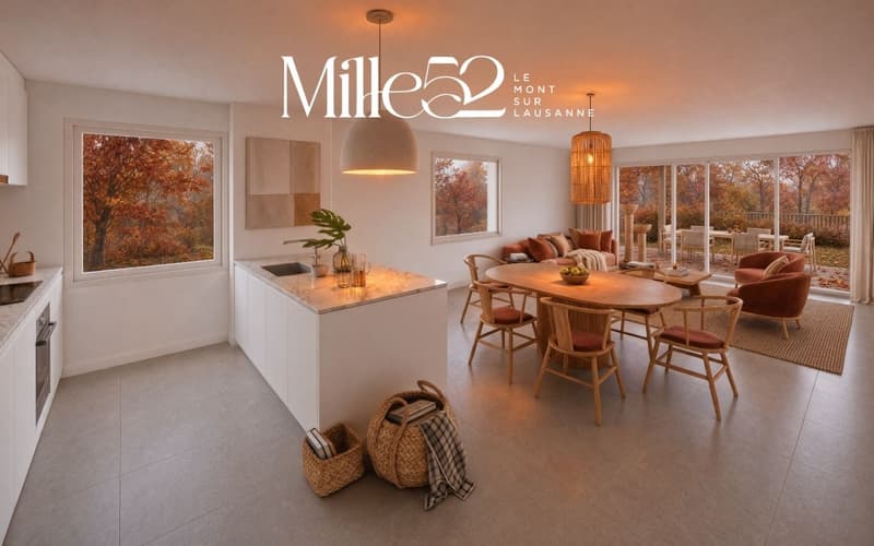 Mille52 - Lot C2-101 - Appartement de 4.5 pièces au 1er étage avec balcon (4)