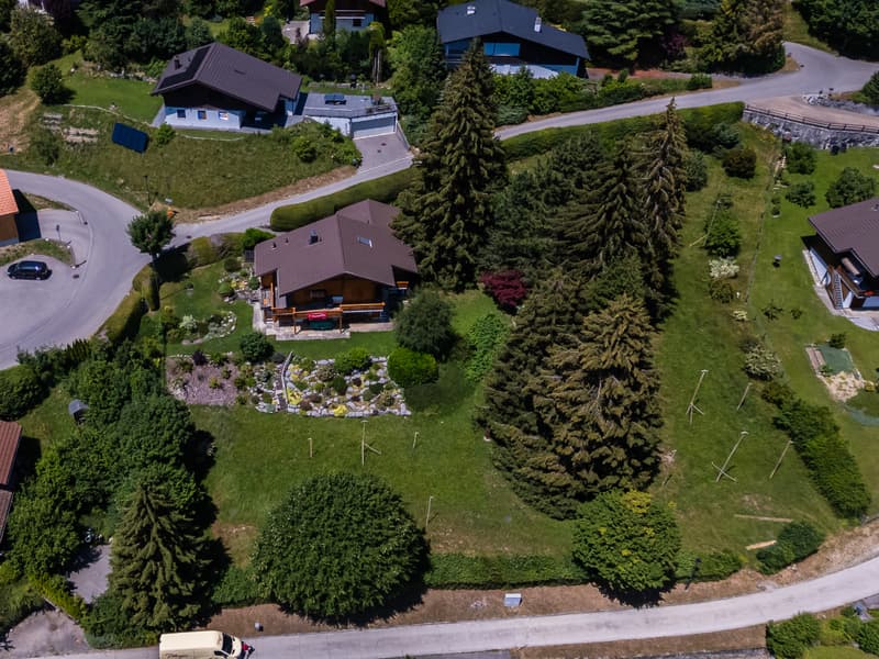 Opportunité exclusive : chalet neuf en madrier avec vue dégagée (5)