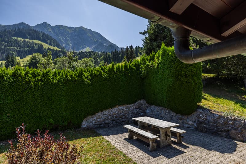 Vivre au rythme de la nature : chalet de 4½ pièces au calme et avec (3)