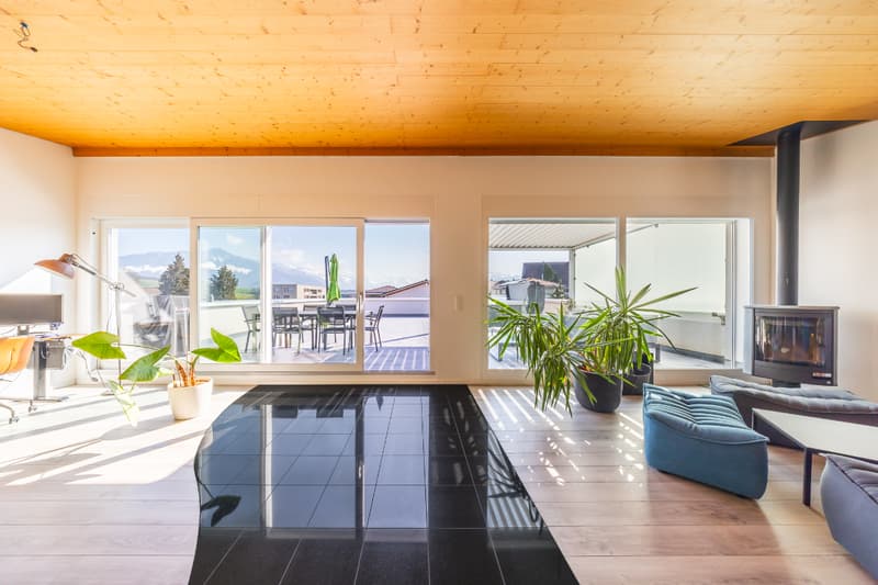 Rare à la vente : attique en duplex avec vaste terrasse (5)