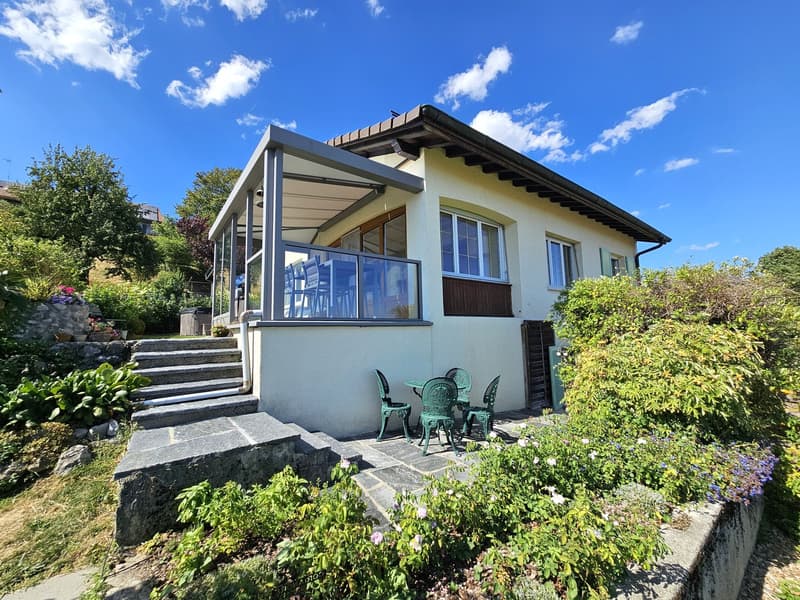 Villa individuelle avec vue panoramique sur la campagne et les Alpes (14)