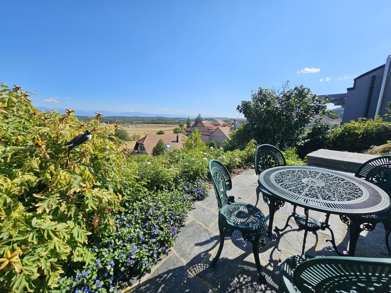 Villa individuelle avec vue panoramique sur la campagne et les Alpes (3)