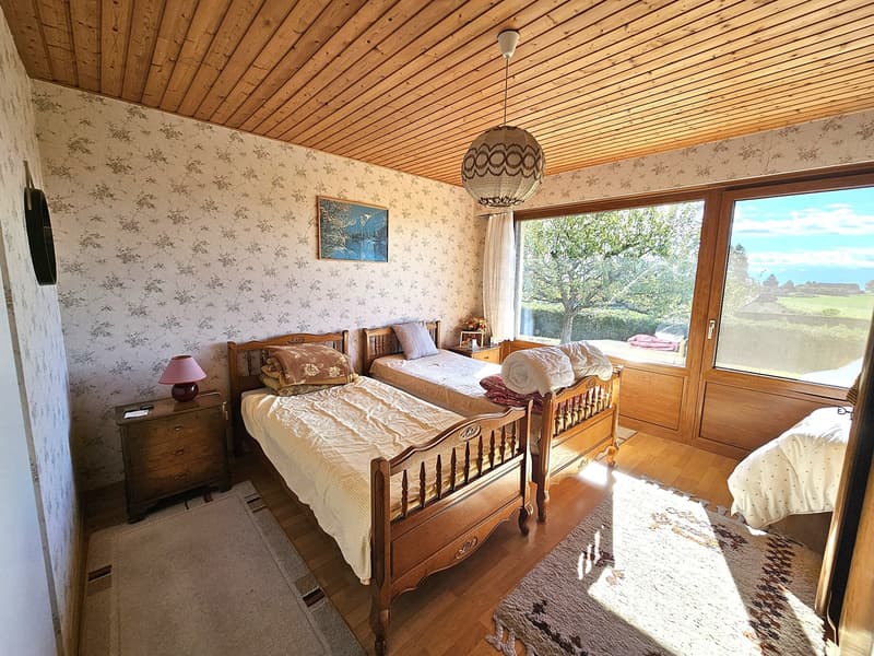 Villa individuelle avec magnifique dégagement sur la campagne et les Alpes (10)