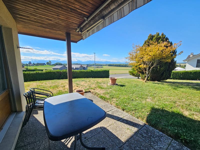 Villa individuelle avec magnifique dégagement sur la campagne et les Alpes (12)
