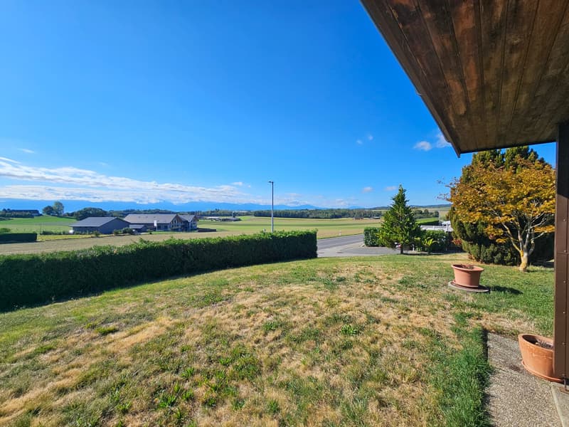 Villa individuelle avec magnifique dégagement sur la campagne et les Alpes (13)