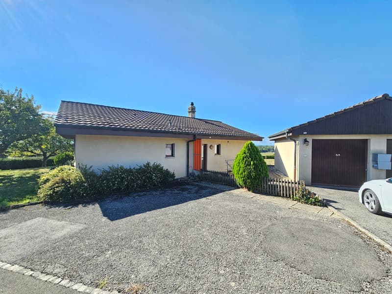 Villa individuelle avec magnifique dégagement sur la campagne et les Alpes (15)
